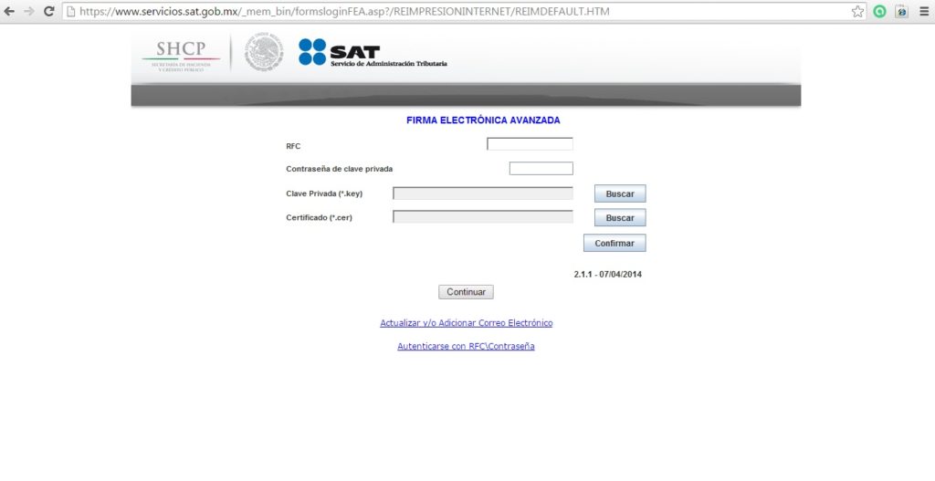 REIMPRESIÓN DE ACUSES ACCESO CON FIRMA ELECTRÓNICA Asesor Contable